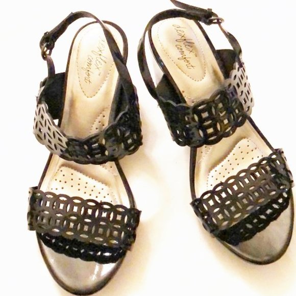 Dexflex Comfort Heels | Women's Sandals | New | Size 6.5W - Picture 4 of 4